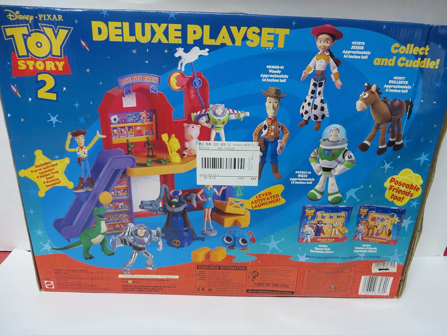 Amazon Com Disney Pixar Toy Story 2 Deluxe Playset Al S Toy