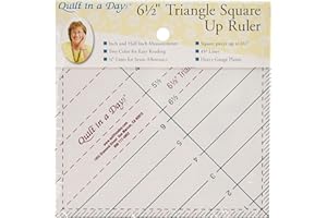 Quilt in a Day 6-1/2-Inch by 6-1/2-Inch Triangle Square Up Ruler (2010)