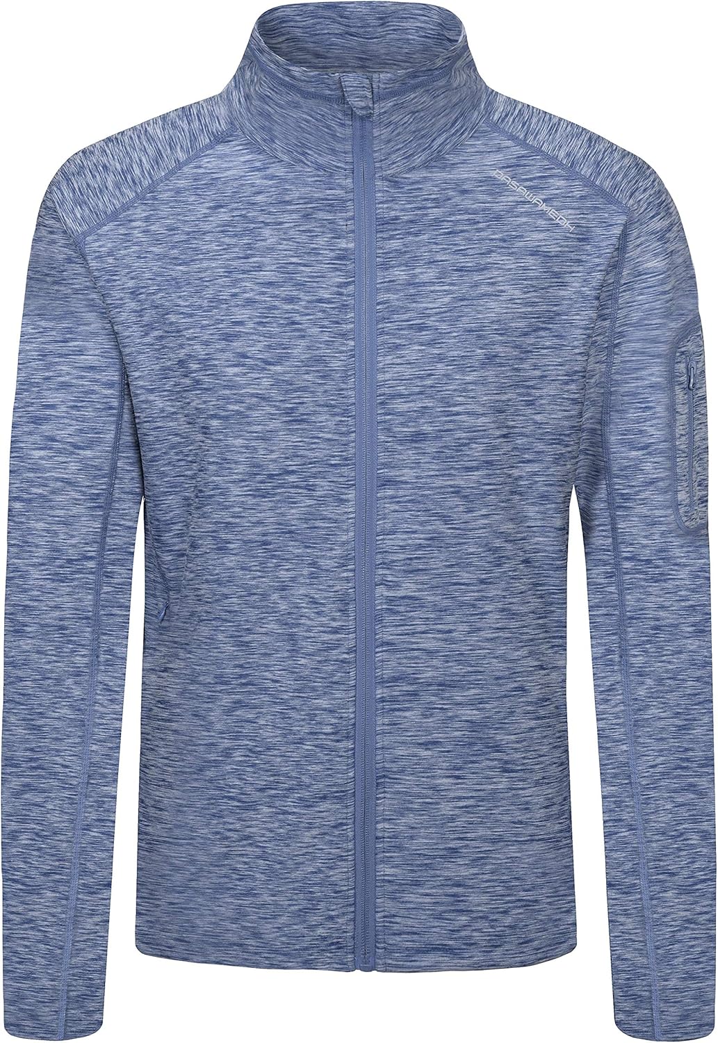 Dasawamedh Men's Running Sport Track Jacket Full Zip Workout Athletic Fitness Jackets for Training: Clothing