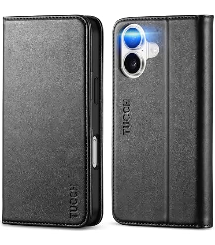 Amazon.com: ZZXX for iPhone 16 Wallet Case Strong Magnetic 6.1