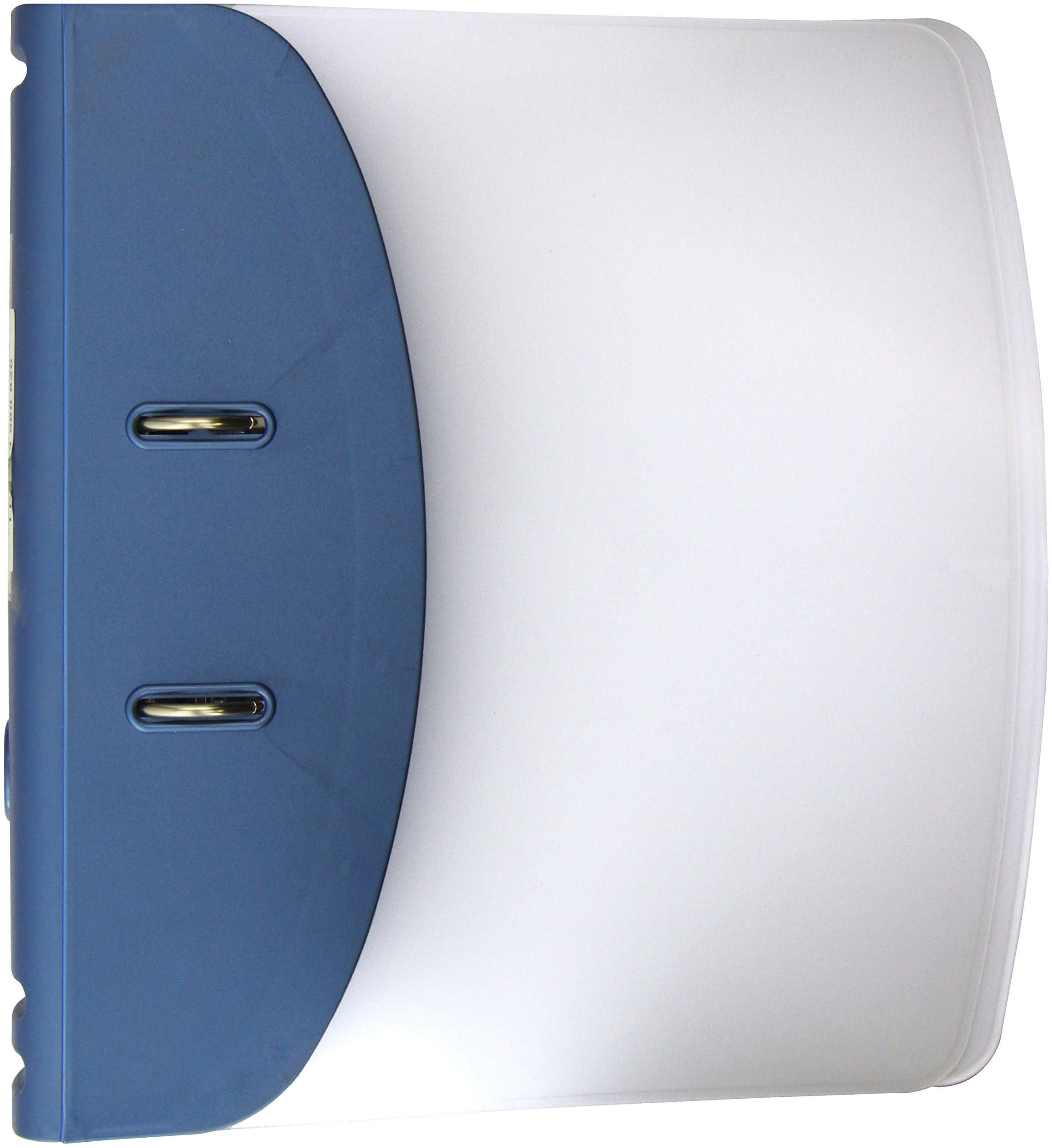 Hermes 832007 A4 78 mm Lever Arch File Heavy Duty Capacity Metallic - Blue