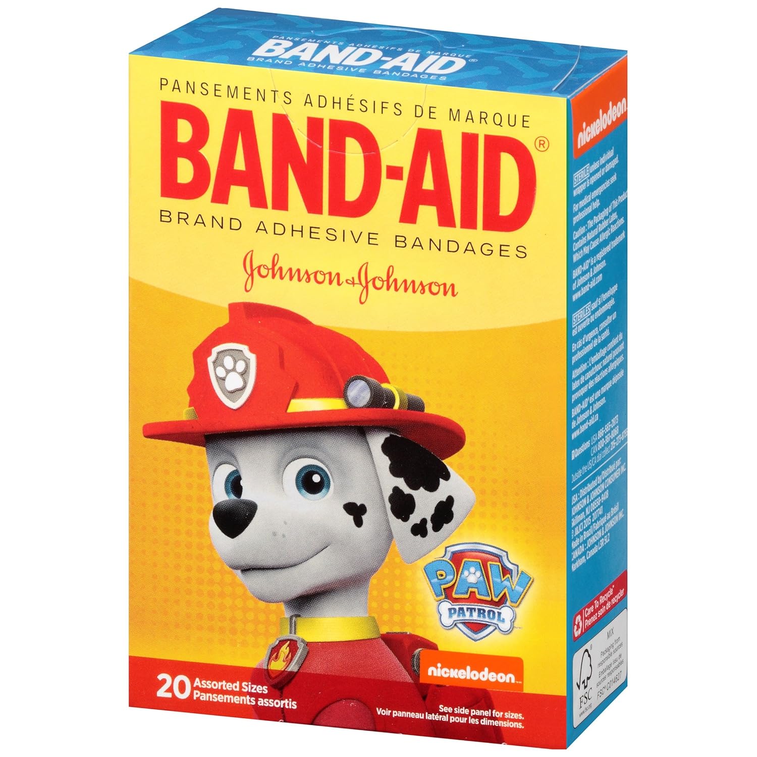 Band Aid Adhesive Bandages Nickelodeon Paw Patrol Kids Collection Free Shipping
