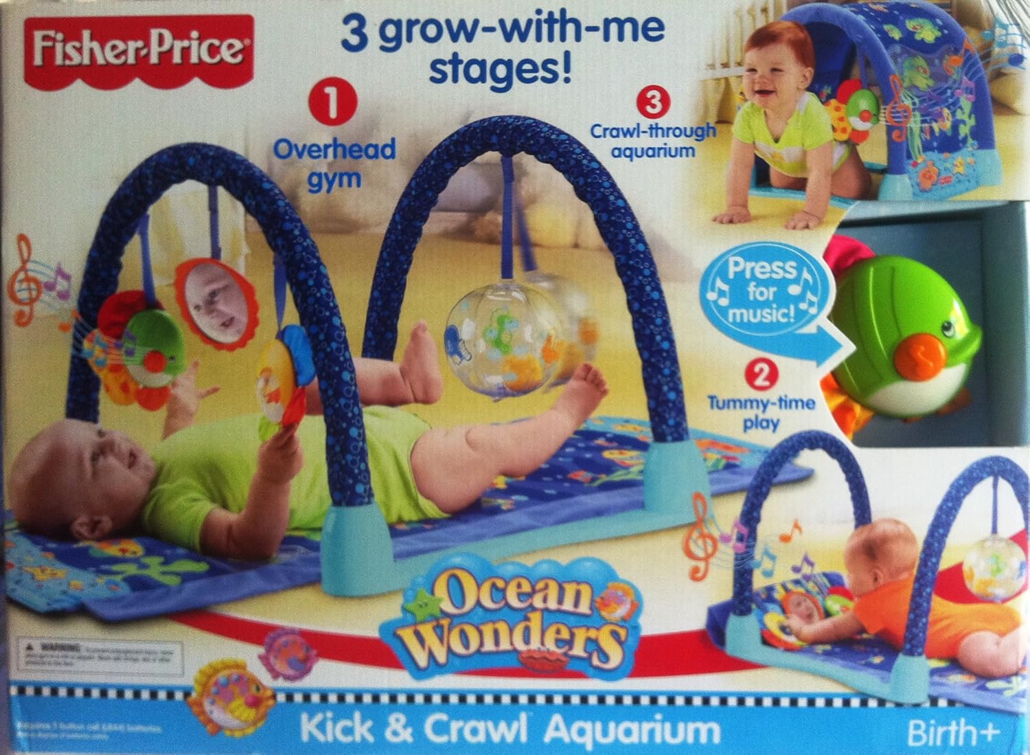 fisher price ocean wonders kick and crawl gym