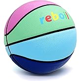 REBOILPHASE Premium Design Outdoor & Indoor Basketball - Kids & Youth Basketball Gift Set (Size 3/4/5/6/7)