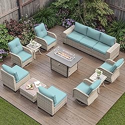Muphyers 13-Piece Outdoor Patio Furniture Set with