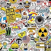Hard Hat Stickers for Adults, Funny Stickers Pack for Adults, Waterproof Hardhat Accessories Blue Collar Stickers for Toolbox