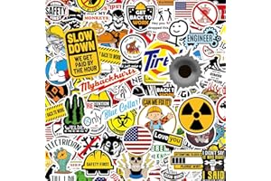 ANUWKS 150 PCS Funny Hard Hat Stickers for Adults, Blue Collar Gifts Hardhat Sticker, Waterproof Vinyl Hard Hat Accessories Stickers for Helmet, Water Bottle, Laptop, Tool Box, Cars