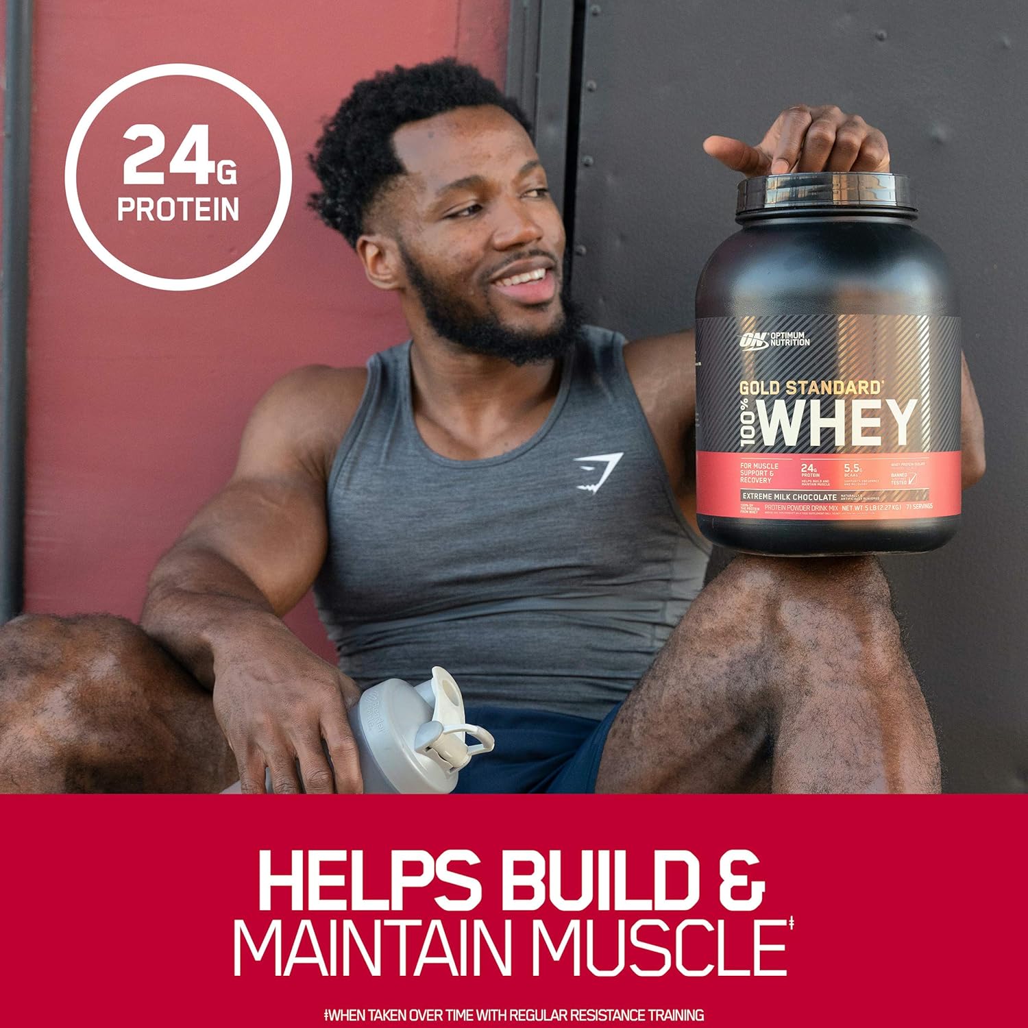 Optimum Nutrition Gold Standard 100% Whey Protein Powder, Extreme Milk Chocolate, 5 Pound (Packaging May Vary): Health & Personal Care