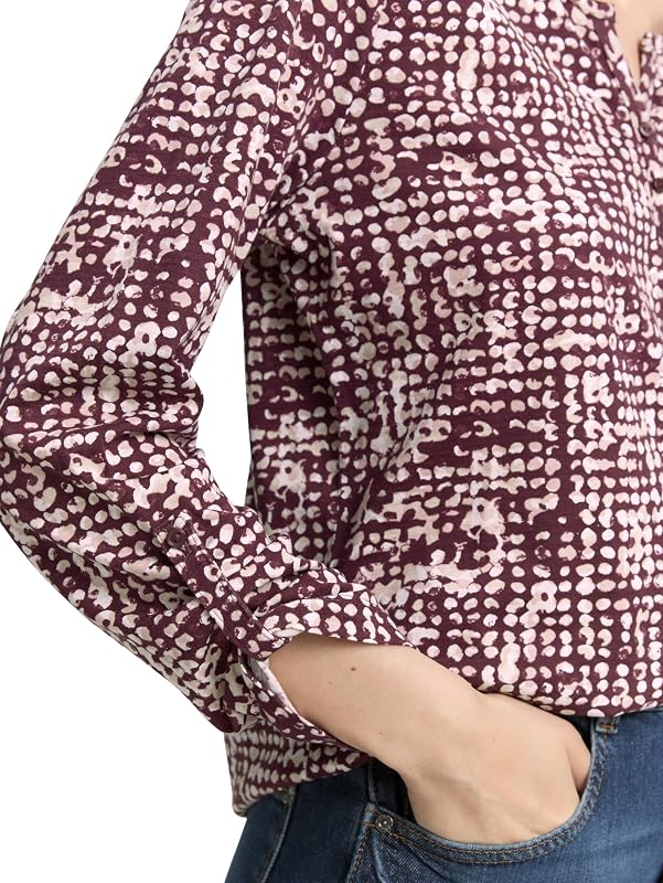 Maglietta da Donna, 38403 - Dark Red Abstract DOT Design, XS
