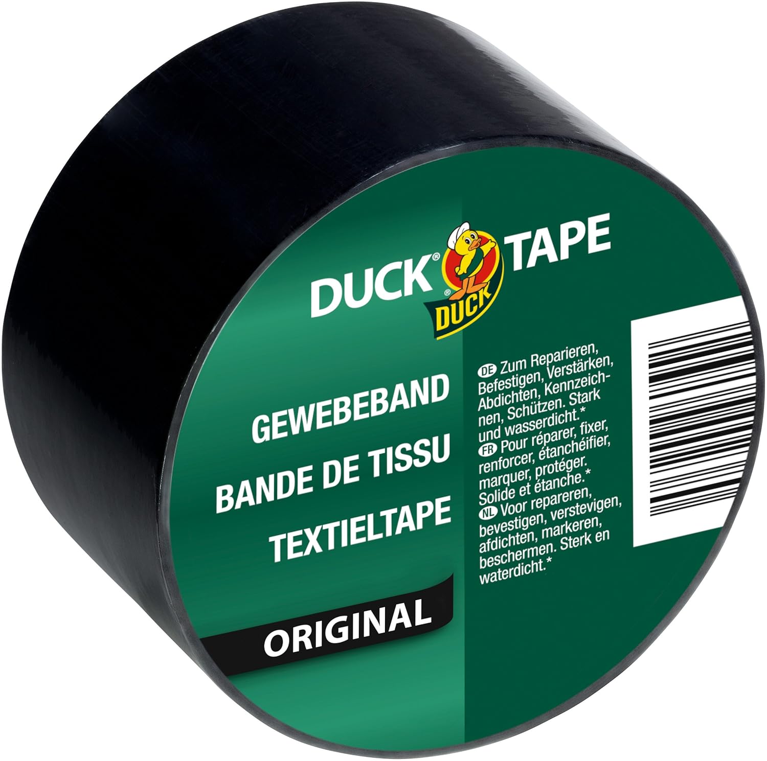 Duck Original Cloth Tape 50mm x 5m Black