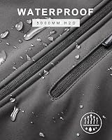 33,000ft Men Waterproof Softshell Jacket with Fleece Lining Grey XL view 3