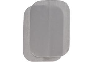WRIGHTS BDX230-008.45 Bondex Iron-On Patches 5"X7" 2/Pkg-Light Grey