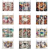 50 pc. Bundle Variety Pack, Tumbler Sublimation Wrap, Tumbler Transfer, Ready to Press Sublimation Transfer - 20 oz Straight Tumbler, Skinny Tumbler -RTP. 101