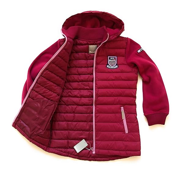 Bench! Mädchen Jacke Steppjacke Übergangsjacke mit Kapuze Outdoorjacke