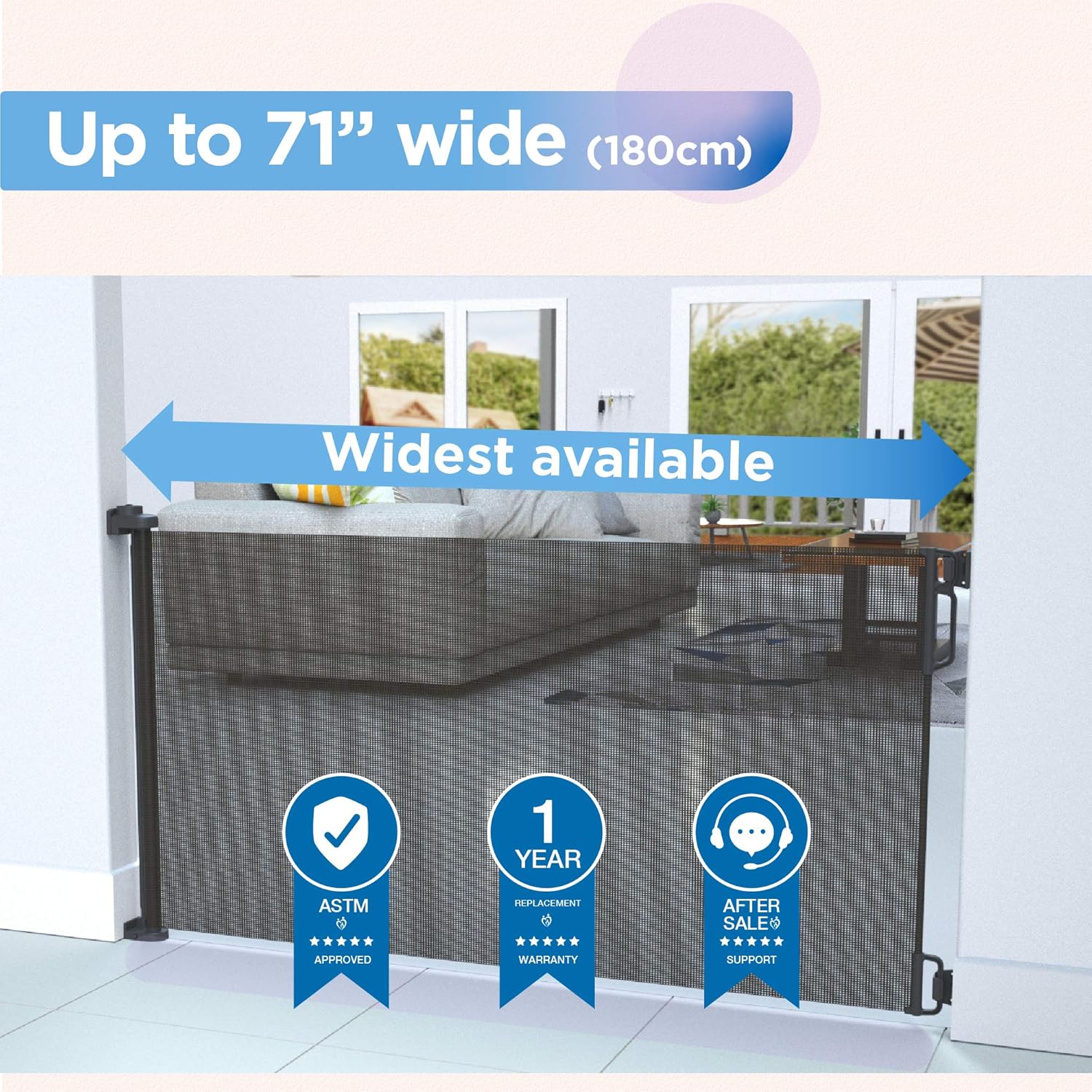 perma child retractable gate