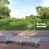 LIVIVO Folding Sun Lounger Grey Lightweight Garden Sun Bed 110kg view 2