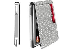 MURADIN Mens Wallet Tactical Bifold Wallets for Men Metal RFID Blocking Aluminum Money Cards Holder Gifts for Men