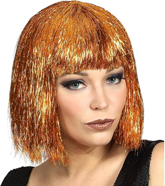 Widmann 01508 Women's Gold Wig Amazon.co.uk Clothing