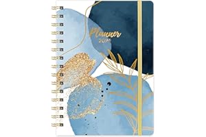 CHOPET 2024 Planner - Weekly Planner 2024 from January 2024 to December 2024, Weekly Monthly Planner 2024, 6" x 8.3", 2024 Monthly Planner with Inner Pocket and 12 Monthly Tabs