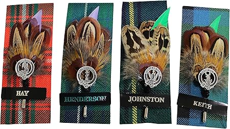 Amazon Com Ronnie Hek Feather Clan Crest Kilt Stick Pin Hay Henderson Johnstone Keith Garden Outdoor