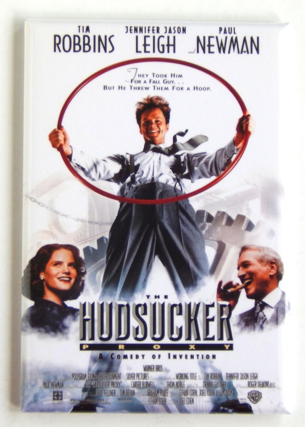 La Hudsucker Proxy Póster de la película imán para nevera (2 x 7 ...