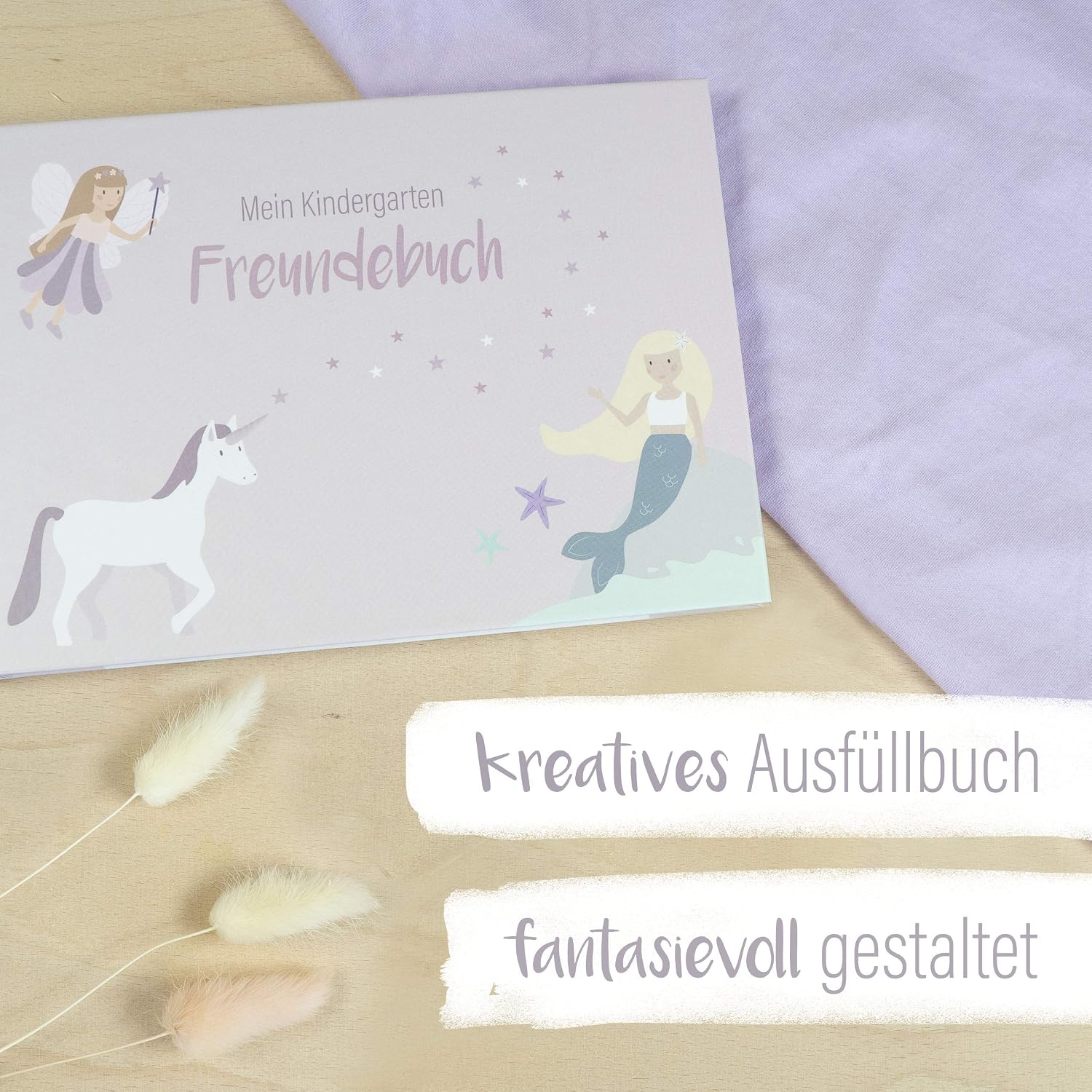 mintkind® My Friends' Nursery Friend Book for Girls - Friend Book for Nursery Friends, Fairy World, Medium - Image 3