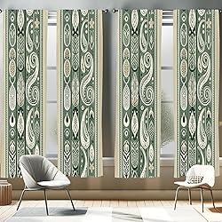 Ambesonne Boho Window Curtains Pack of