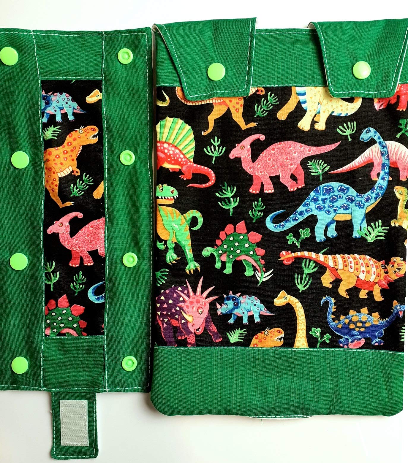 Catheter Leg Bag and Tube Covers. Dinosaurs Pattern. Nutex. 100% Cotton. Catheter Leg Bag Sleeve.