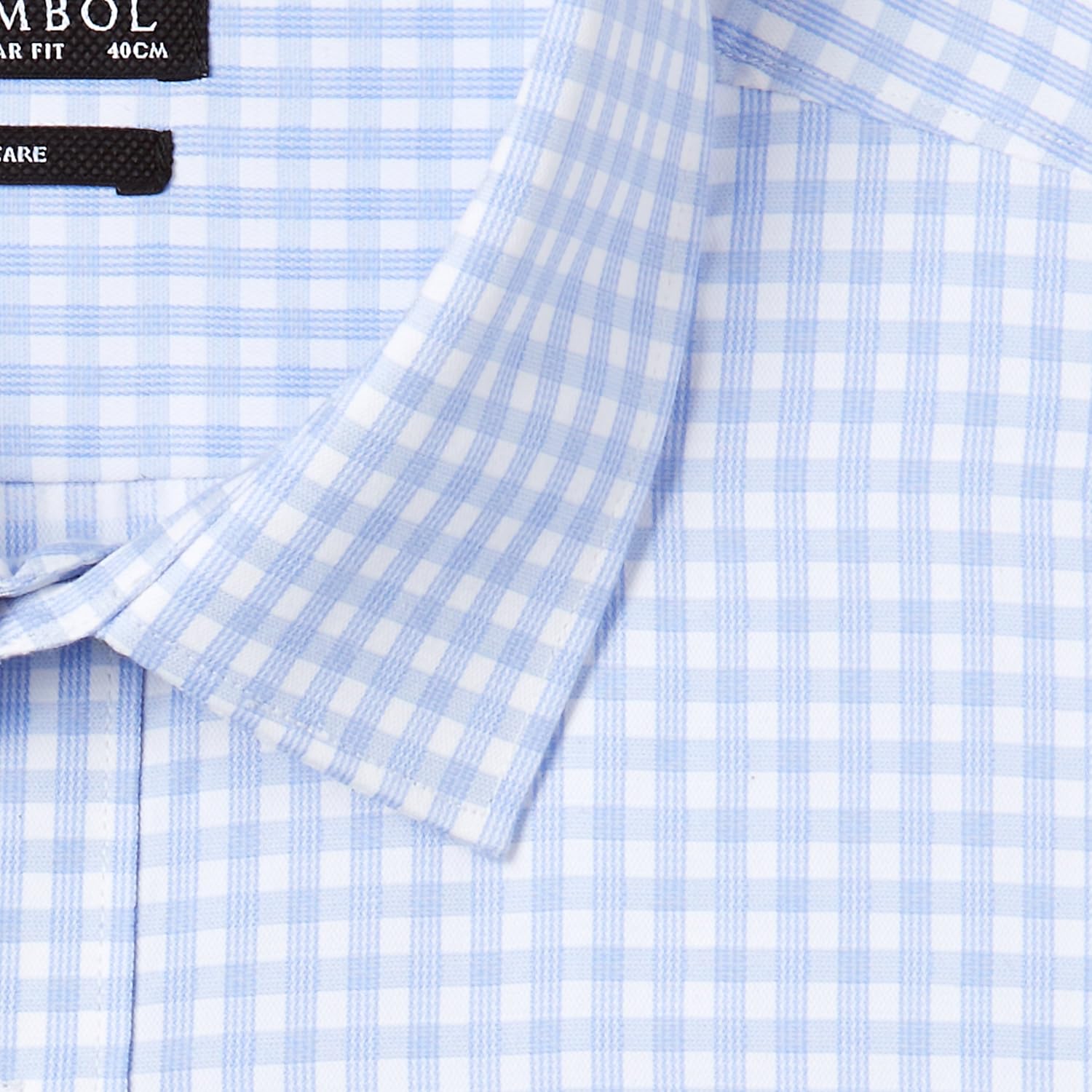 symbol amazon brand men's regular fit formal shirt