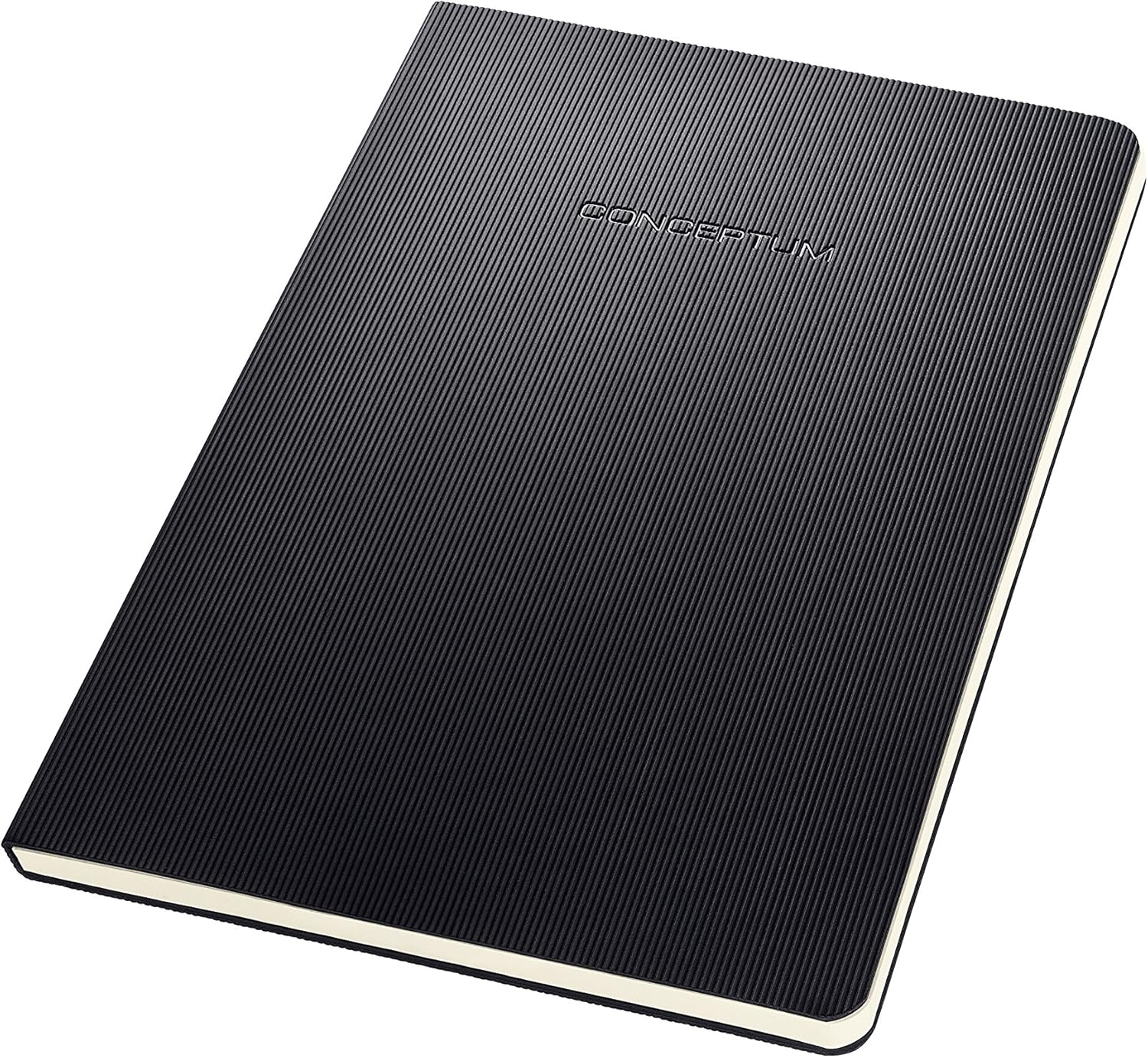 SIGEL CO803 Notepad, approx. A5, lined, hardcover, Black - Conceptum