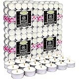 0rganic CocoSoy Unscented Tealight Candles Natural Coconut Soy Wax Premium Botanical Candles 5 Hrs Long Burning for Relaxing