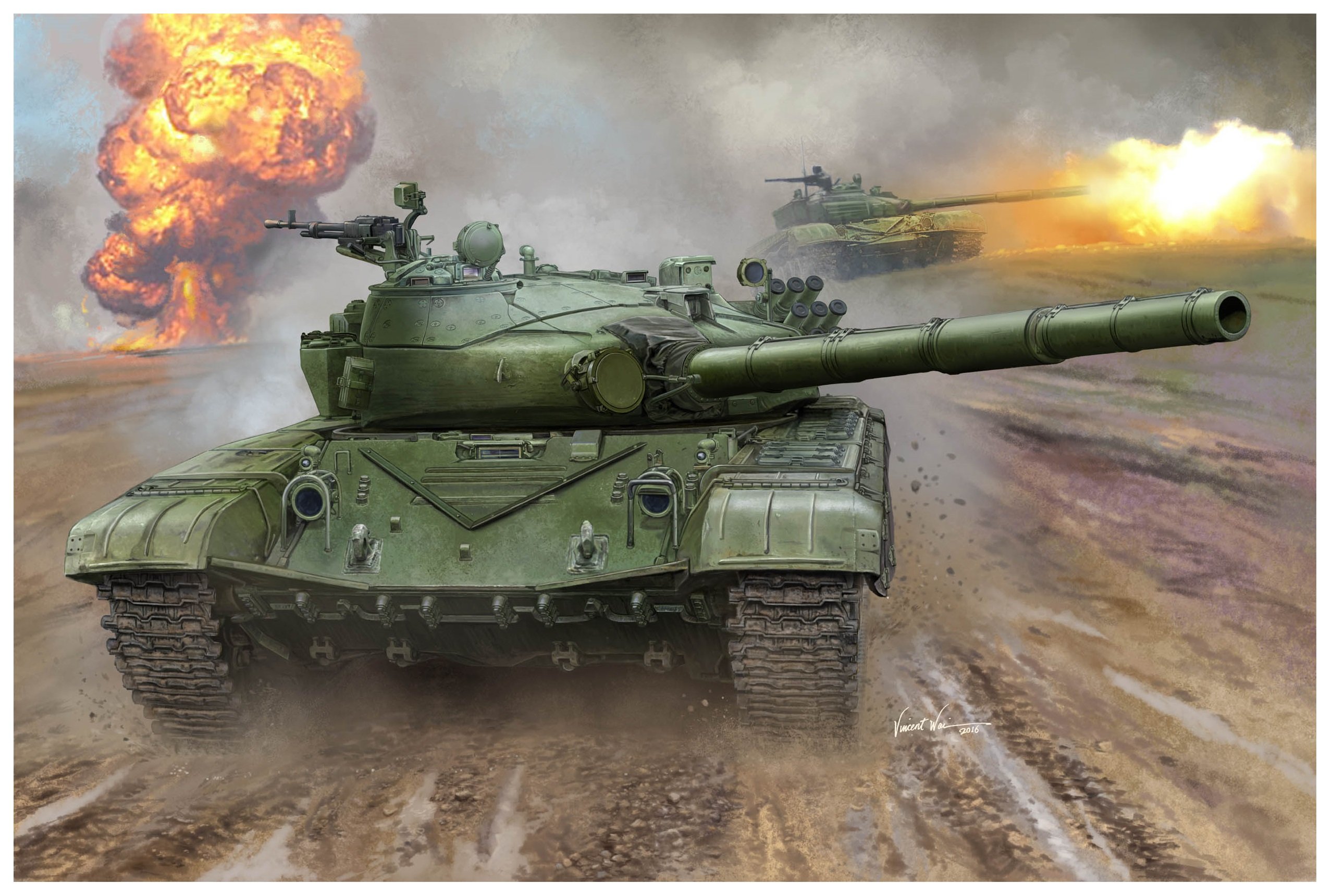 Trumpeter 1: 16 - Russian T-72B MBT