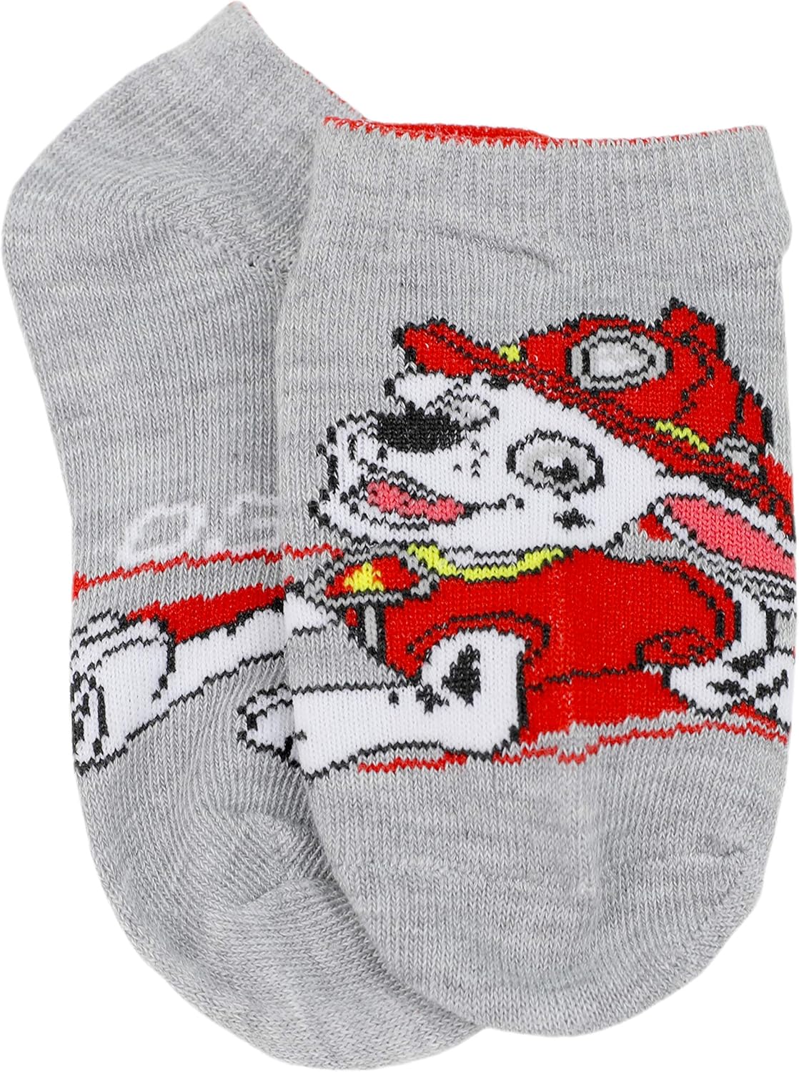 Nickelodeon Little Boy's PAW Patrol 5 Pack Character No Show Socks (Grey/Navy, Small - Kids Shoe Size 7-10): Clothing