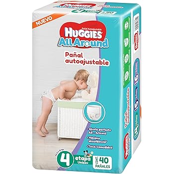 pañales huggies all around etapa 4 sams