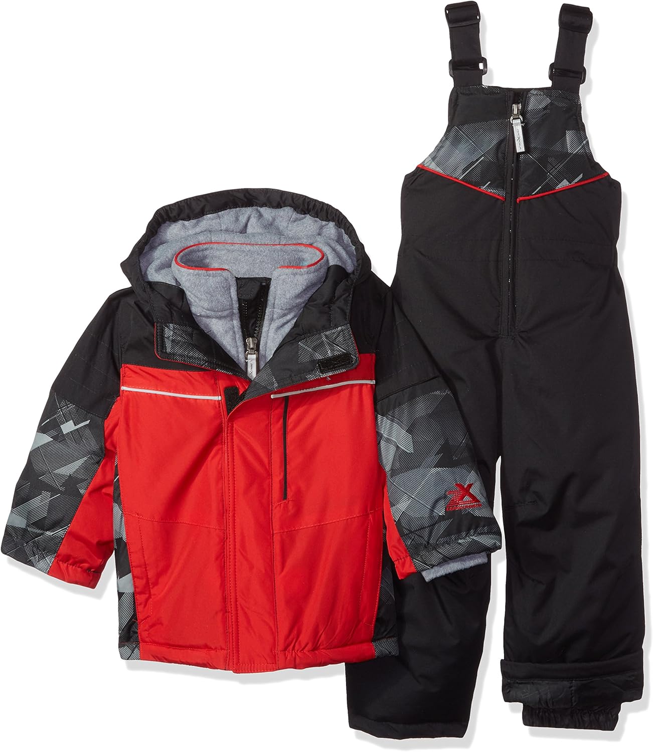 ZeroXposur Boys' Toddler Warner Snowsuit, Red, 3T Clothing