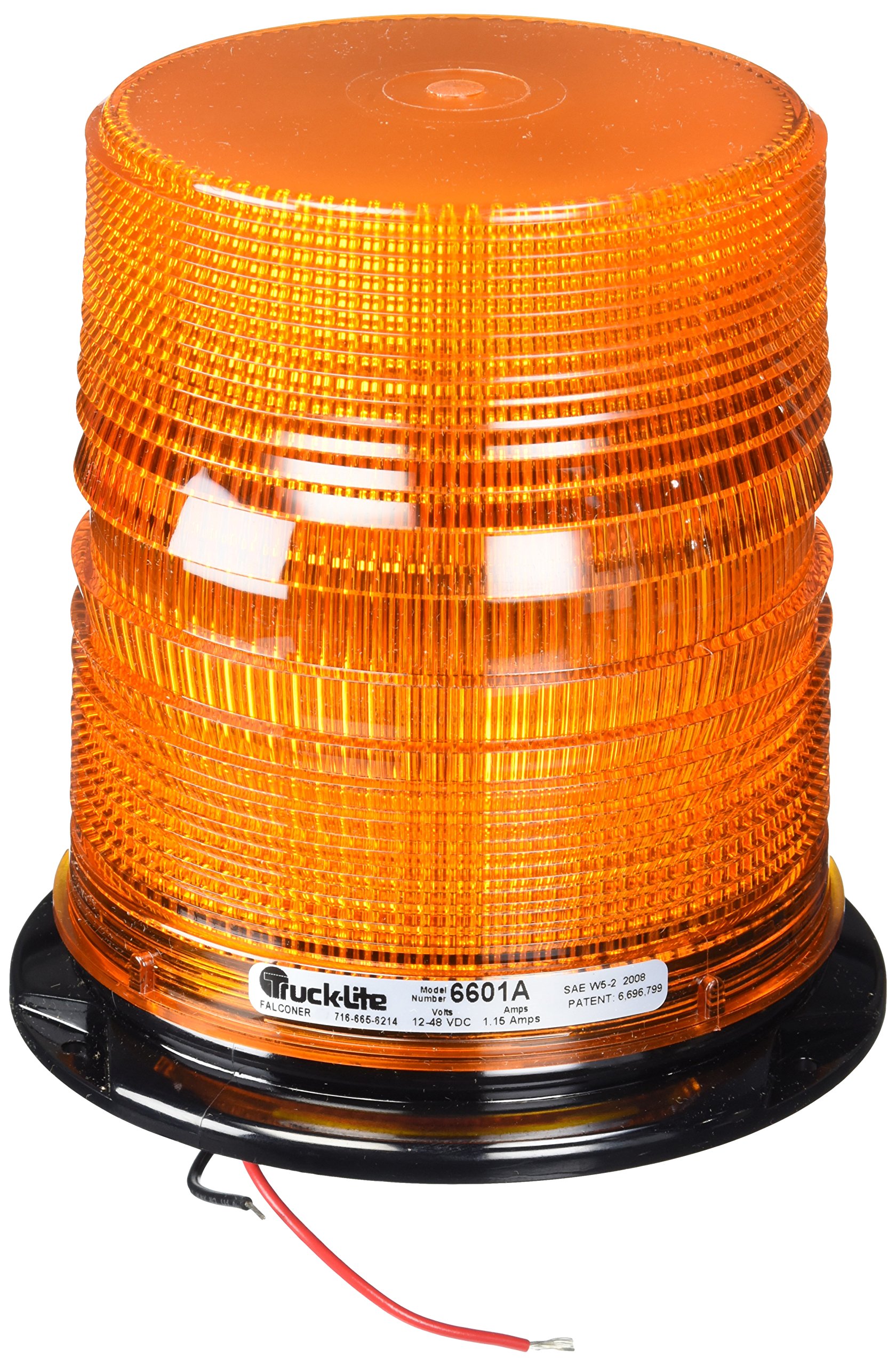 Rectangular Strobe Light Truck-Lite® 92870R - Clear/Red Rectangular 3-LED Strobe Light