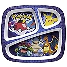 Zak Designs Pokemon 3-section Kids Plate, Pikachu
