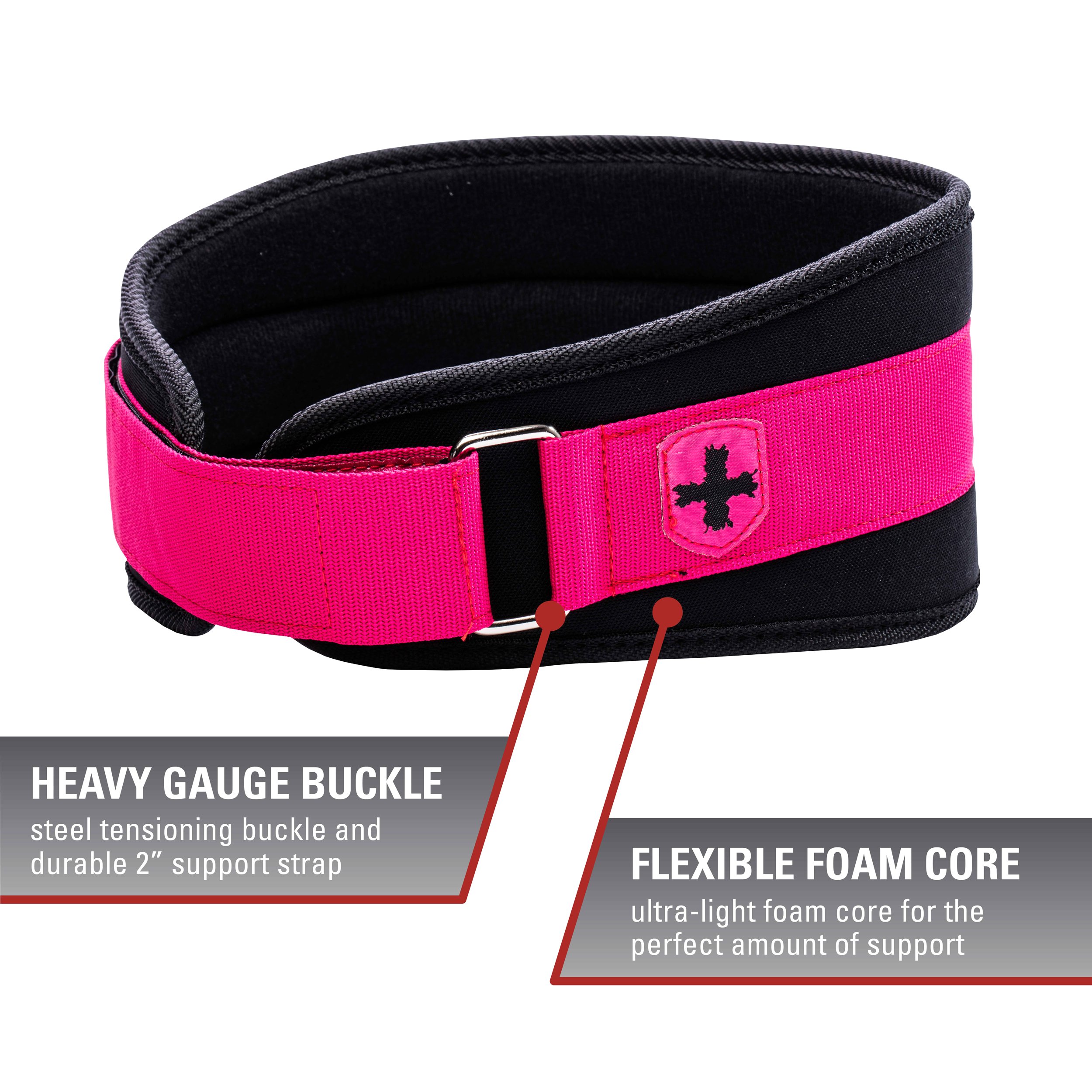 Harbinger Women's Nylon Weightlifting Belt with Flexible Ultralight
