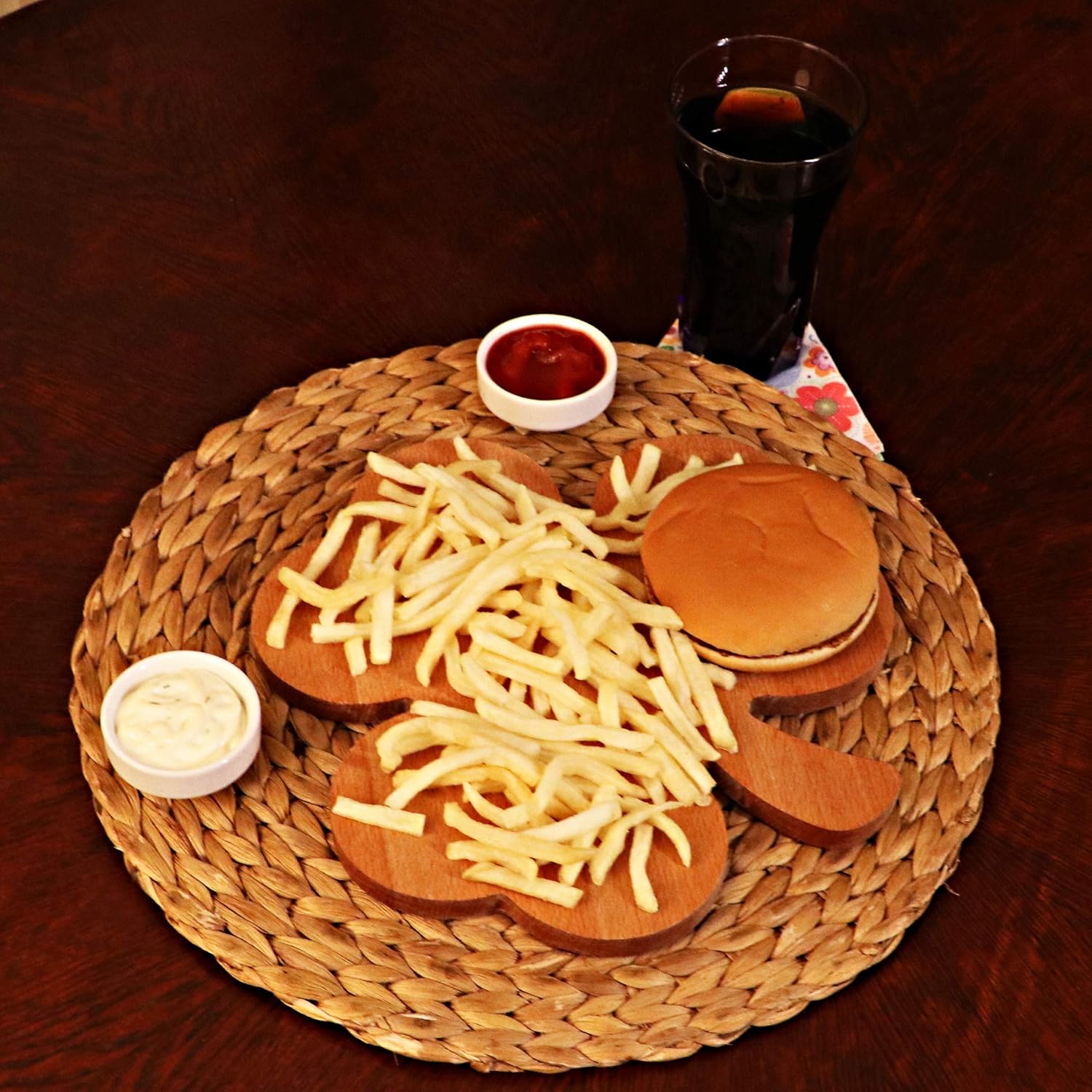 Platos y fuentes niños Tabla de cortar decorativa Idea de regalo de los