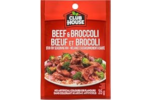 Club House, Dry Sauce/Seasoning/Marinade Mix, Beef&Broccoli, 35g, Case Pack 12 Count