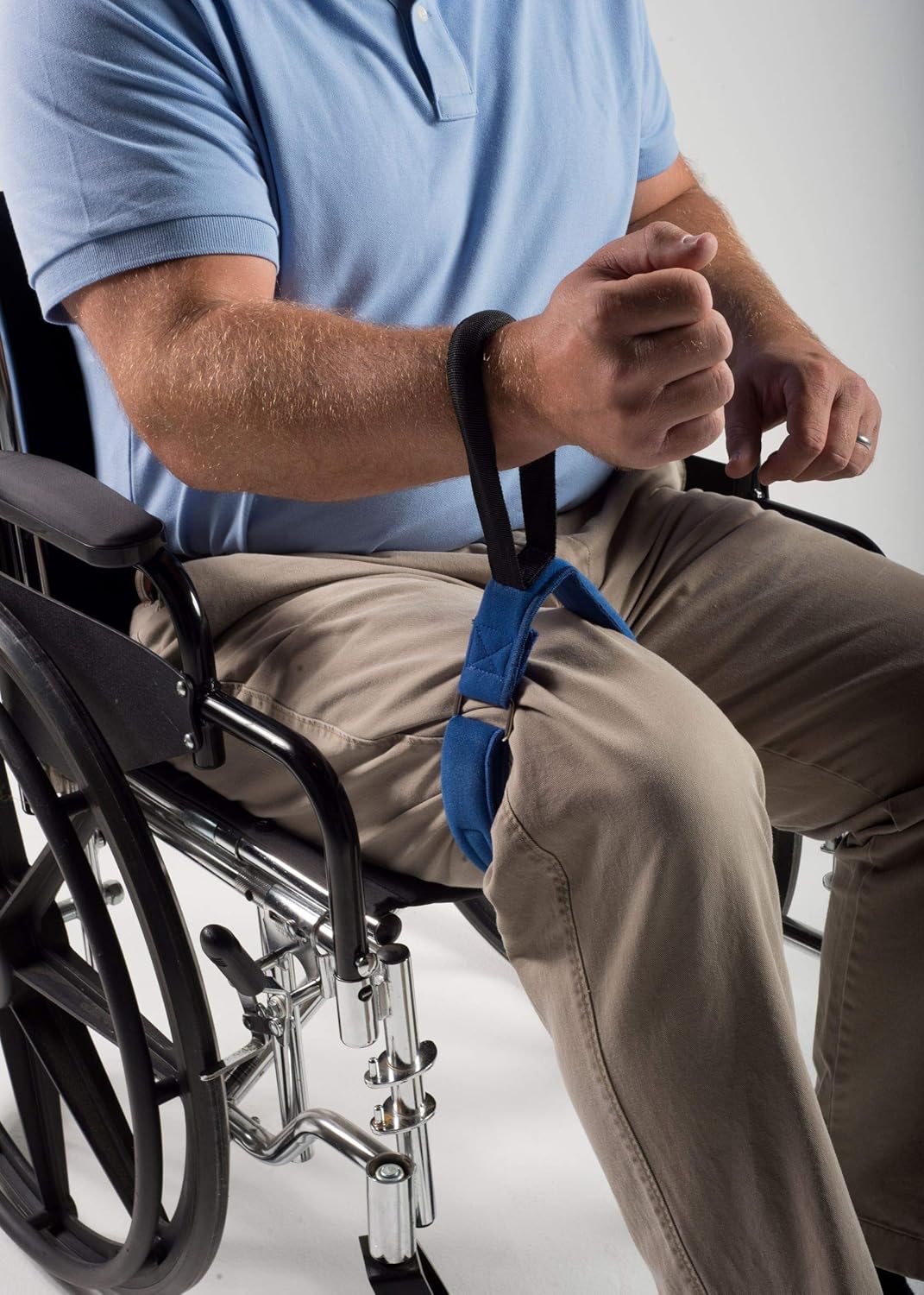 Patient Aid Thigh Lifter Strap, Leg Lift Assist Band with Padded Wrist Strap for Lifting, Movement, Transfer - Mobility Device for Disabled, Elderly, Limited Mobility, After Surgery Bed Rest: Health & Personal Care