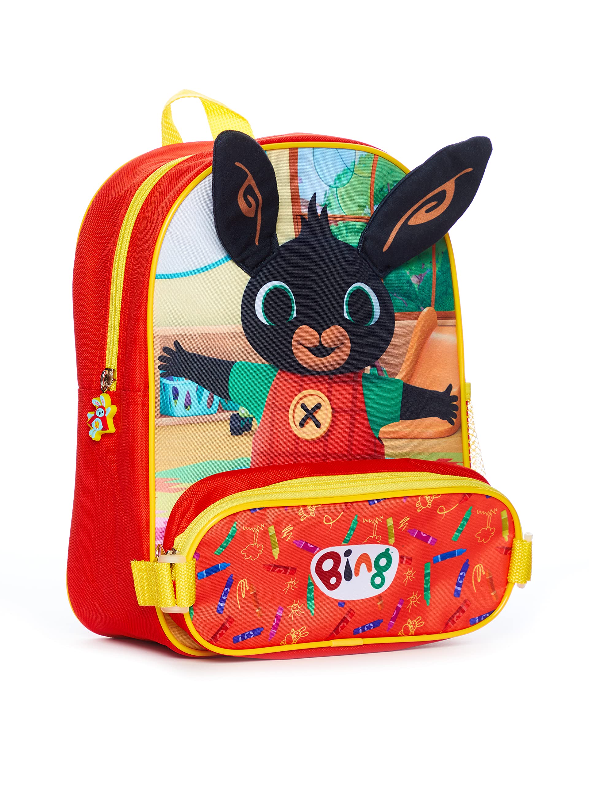 Bing Bunny Children's Backpack with Pencil Case Floppy Ears