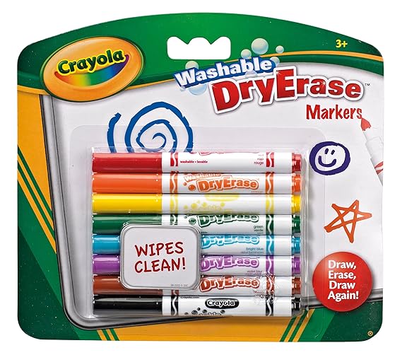 Crayola Dry Erase Washable Dry Erase Markers Amazon.co.uk Toys & Games