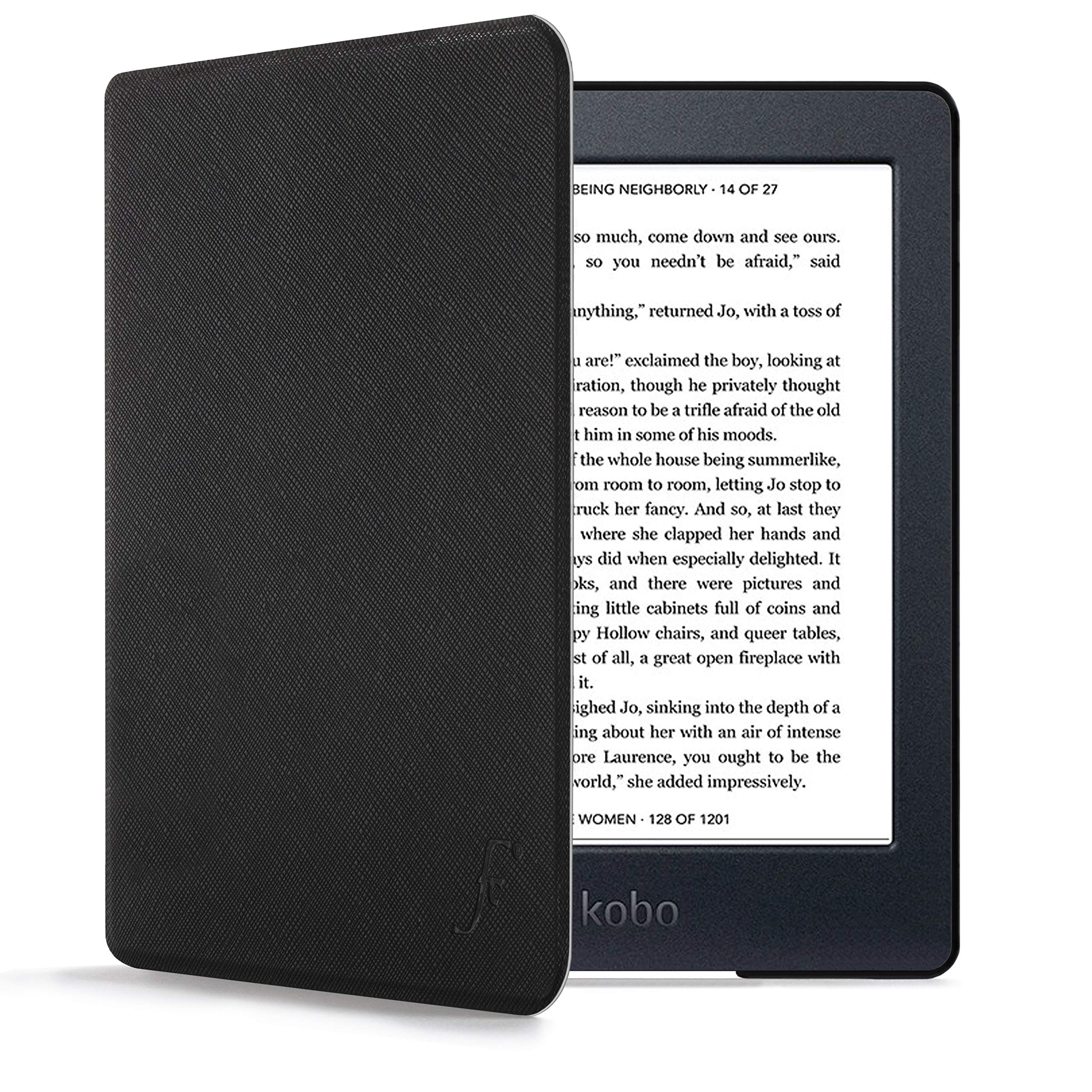 Forefront Cases Case for Kobo Nia (Model: 2020) - Slim, Lightweight & Protective Cover for Kobo Libra Nia with Smart Auto Sleep-Wake Function - Black — image 1