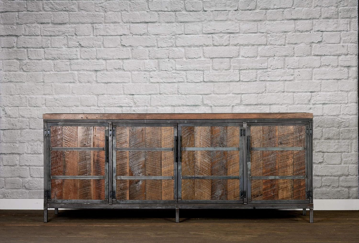 Farmhouse Style Credenza, Rustic Buffet, Reclaimed Wood