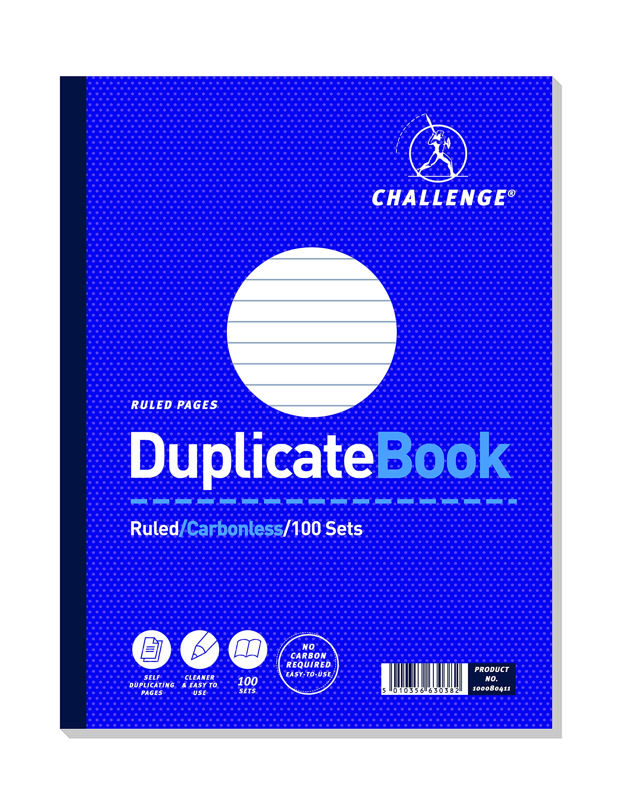 Challenge Large Duplicate Ruled Book 100080411