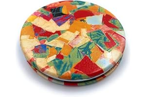 Aeisage Pretty Compact Mirror Cute Handheld Mirror for Girls Folding Mirror for Purses Small Makeup Mirror Pocket Size Cosmetic Mirror