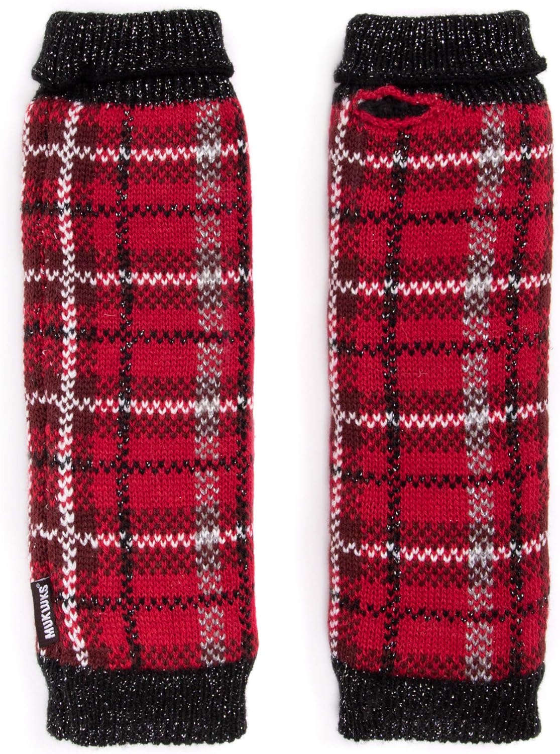 Muk Luks Women's Arm Warmers, Red, OSFM at  Women’s Clothing store