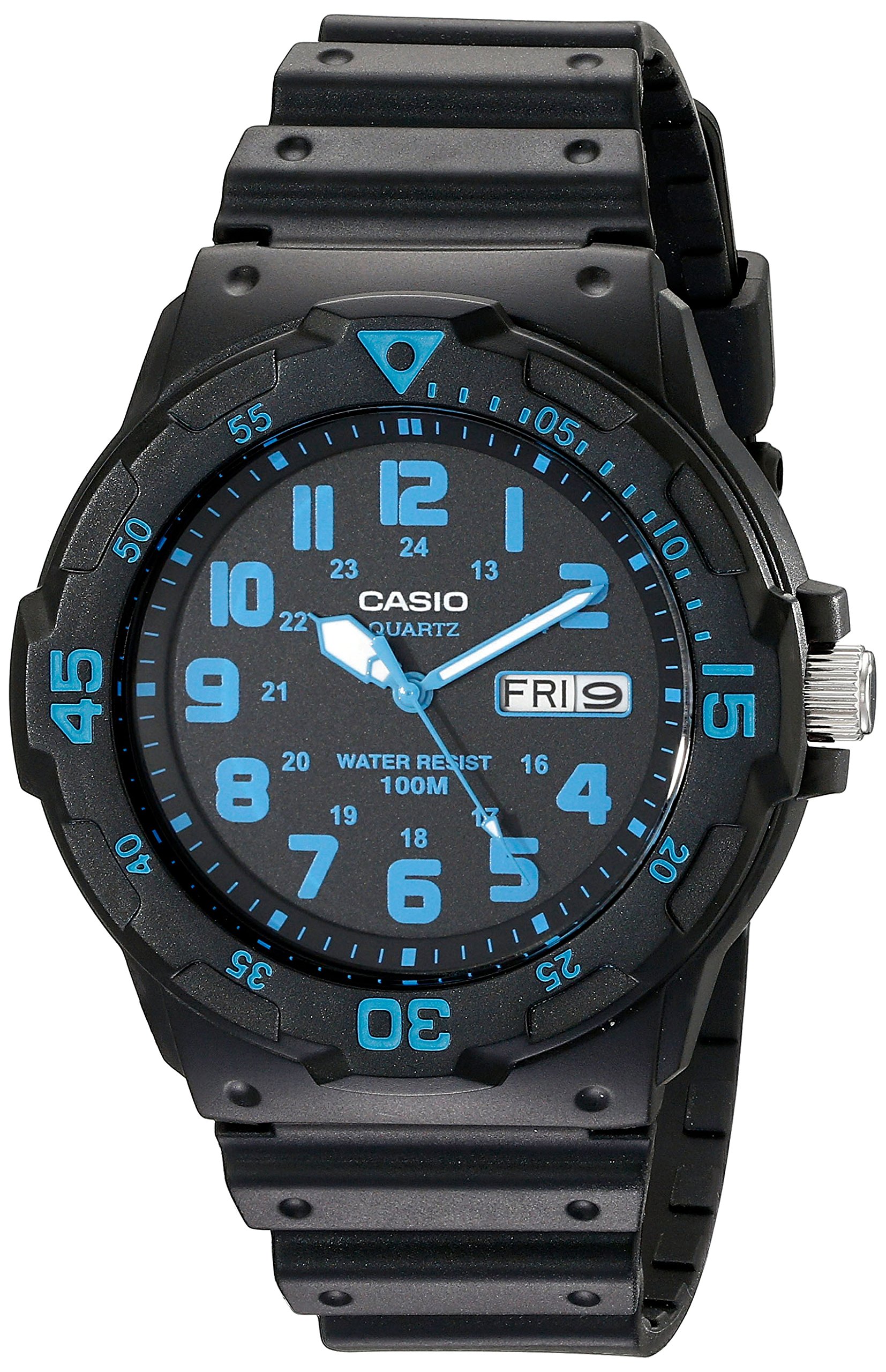 Casio Unisex Mrw200H-2Bv Neo-Display Black Watch With Resin Band 13 91tXfKcpg L