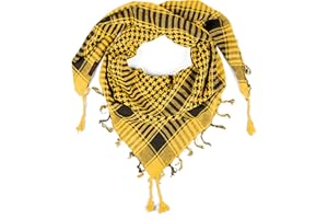 LOVARZI Shemagh Cottons Arab Keffiyeh Tactical Military Scarf Head Neck Face Wrap